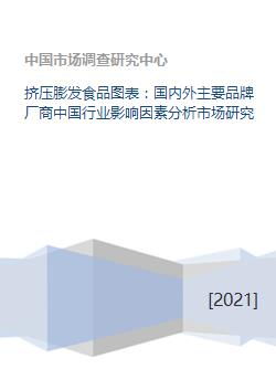 挤压膨发食品图表 国内外主要品牌厂商中国行业影响因素分析市场研究